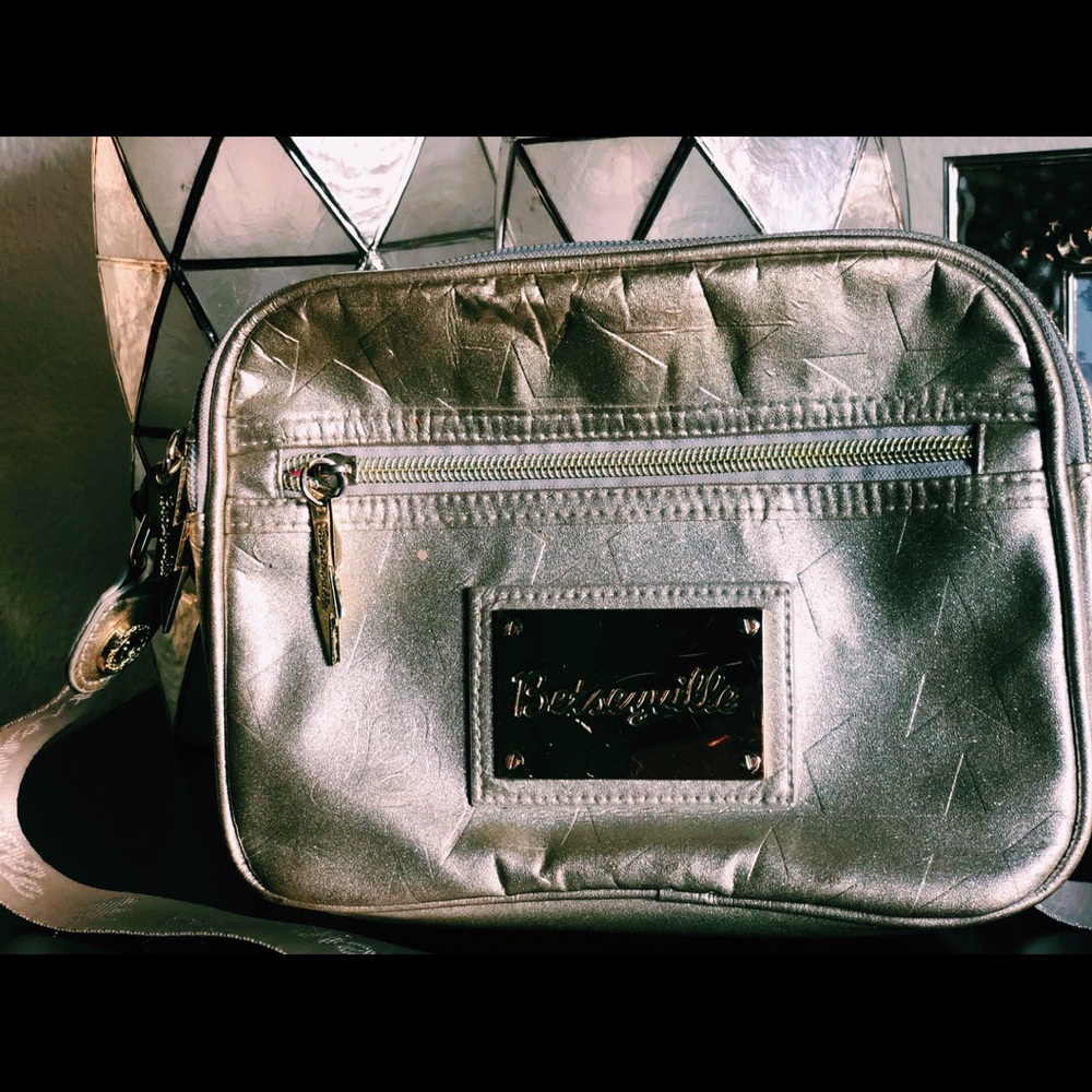 Silver Betseyville Star Small Satchel Crossbody